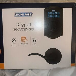 Schlage keypad securityy set
